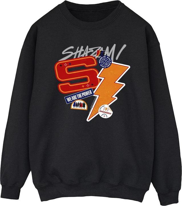 Shazam Fury Of The Gods Sticker Spam Sweatshirt (XL)
