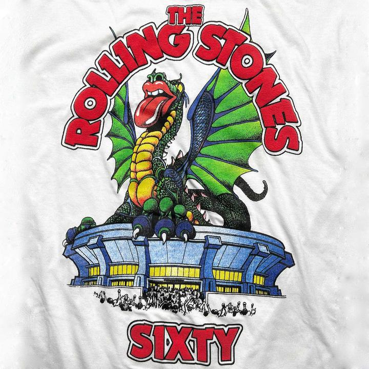 Immagine prodotto The Rolling Stones Maglietta donna/donna Sixty Stadium Dragon in cotone (XL)