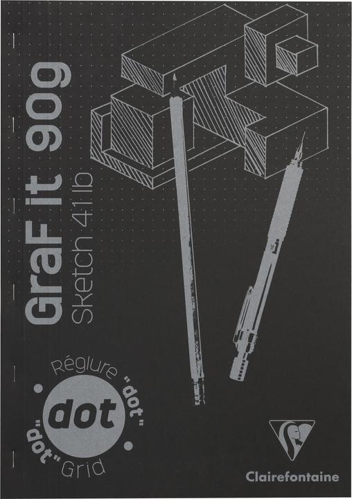 Actual product image Clairefontaine GraFiT (A3, Checked, Soft cover)