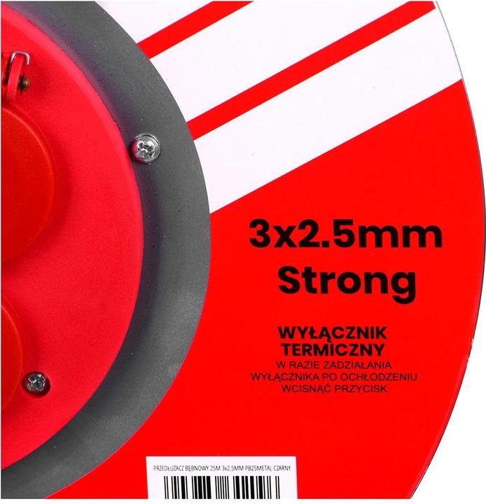 Produktbild Vertex Verlängerungstrommel (25 m, 2.50 mm²)