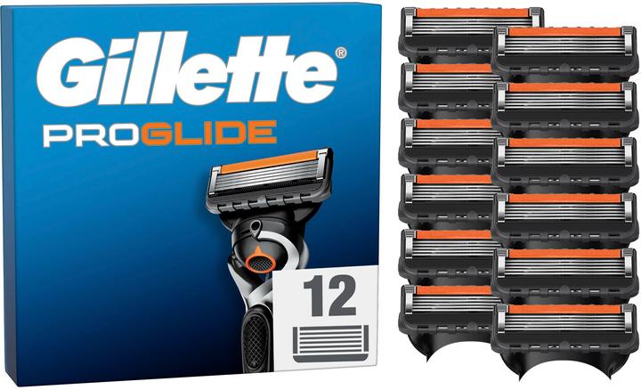 Produktbild Gillette Fusion ProGlide Systemklingen 12er Ersatzklingen (12 x)