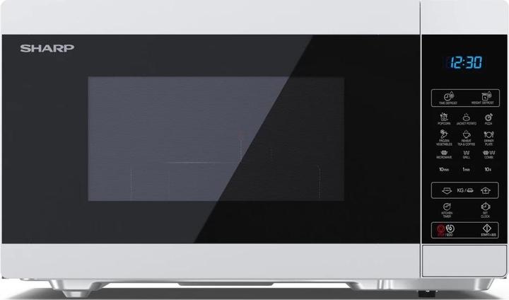 Actual product image Sharp Microwave Oven with Grill YC-MG81E-W Free standing, 28 L, 900 W, Grill, White (28 l)