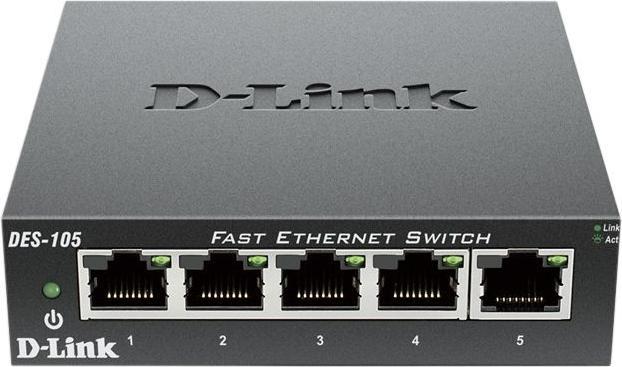 Produktbild D-Link DES-105 Netzwerk Switch Desktop (5 Ports)