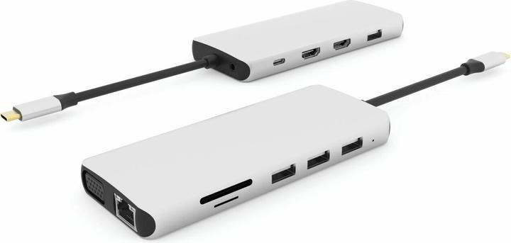 Immagine prodotto eSTUFF Dock mobile USB-C 12-in-1 (USB-C, 12 Porti)