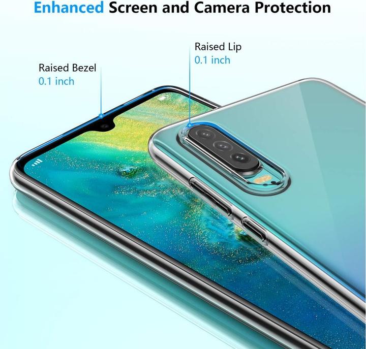 Actual product image Screenguard Huawei P30 Flexible TPU Clear Case (Huawei P30)