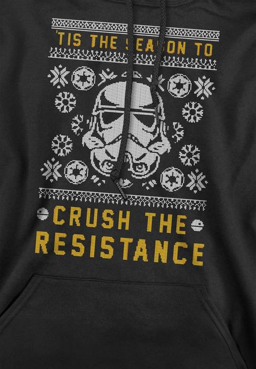 Immagine prodotto Star Wars Crush The Resistance This Christmas Felpa con Cappuccio Uomo (XL)