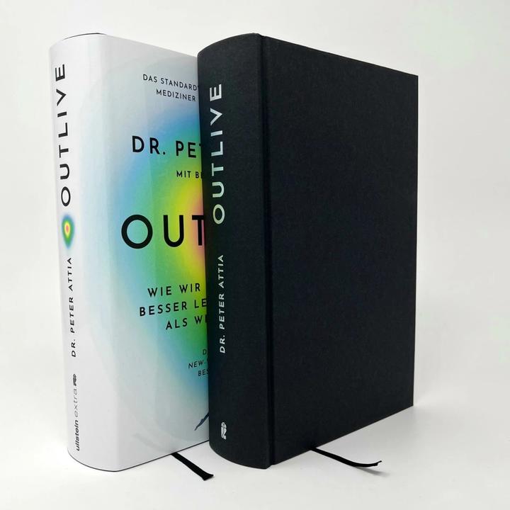 Actual product image Outlive (German, Susanne Warmuth, Peter Attia, Jorunn Wissmann, Bill Gifford, 2024)