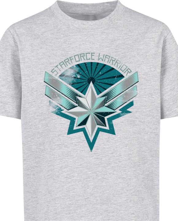 Actual product image Absolute Cult Kids Captain Marvel - Starforce Warrior Basic T-Shirt - 135477 (122, 128)