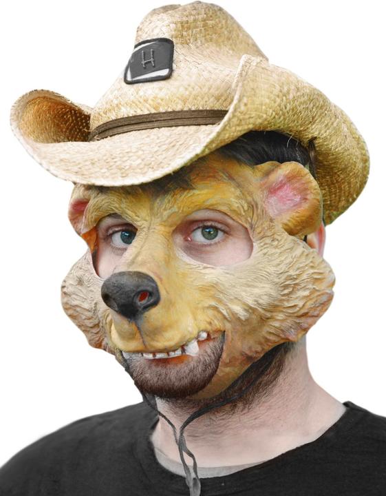 Actual product image Festartikel Müller Half mask Herbert honey bear