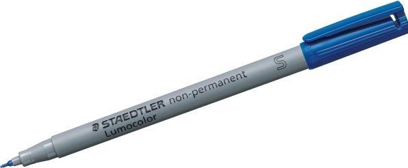 Actual product image Staedtler 311-3 Lumocolor universal pen S-tip, 0.4 mm, 10 pieces, blue (Blue, 0.40 mm, 10 x)