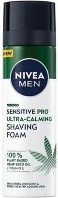 Actual product image NIVEA MEN Sensitiv e Pro ( Ultra -Calming Shaving Foam) 200 ml (200 ml, Shaving cream)