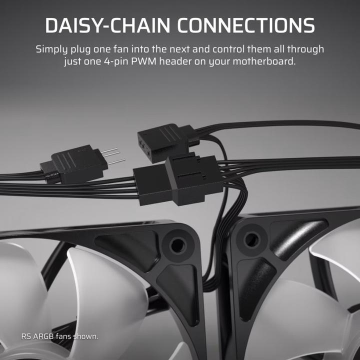 Actual product image Corsair RS140, 140mm Fan, Single Pack (140 mm, 1 x)