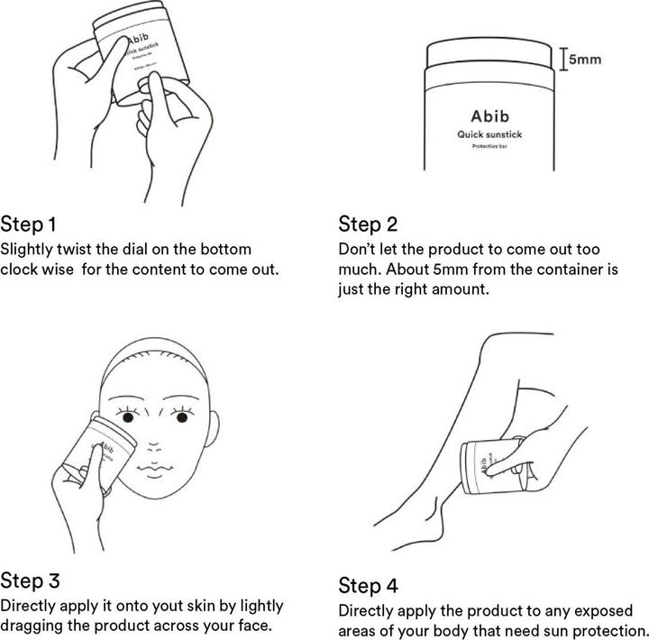 Image du produit Abib Quick Sunstick Protection Bar (Spray solaire, SPF 50+, 22 g)