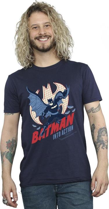 Immagine prodotto Batman Into Action Maglietta Uomo (4XL)
