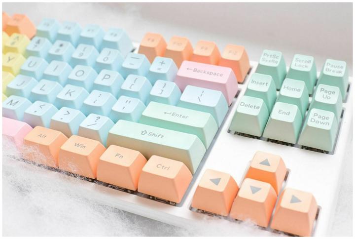 Productafbeelding Ducky Cotton Candy PBT Double-Shot Keycap Set, US Layout