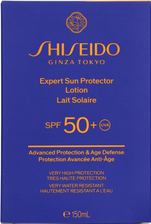 Produktbild Shiseido Expert Sun (Sonnenlotion, SPF 50+, 150 ml, 208 g)