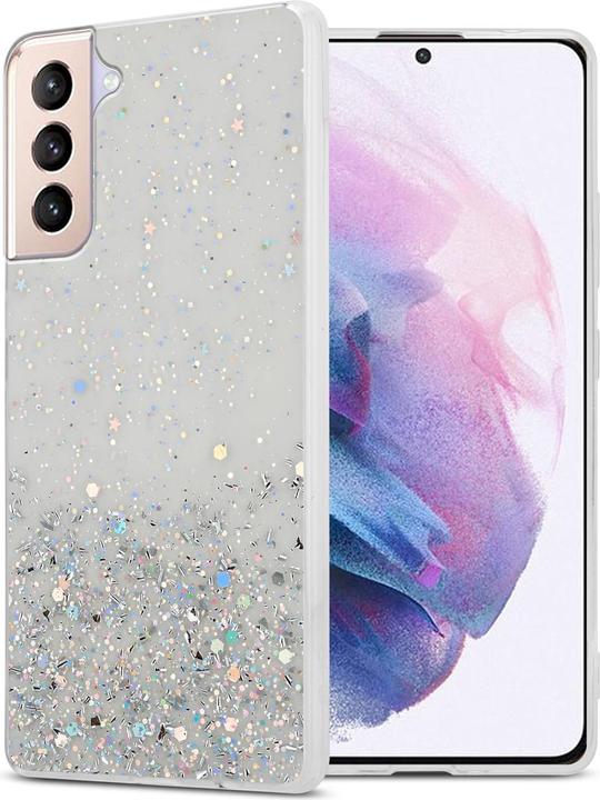 Transparent avec paillettes