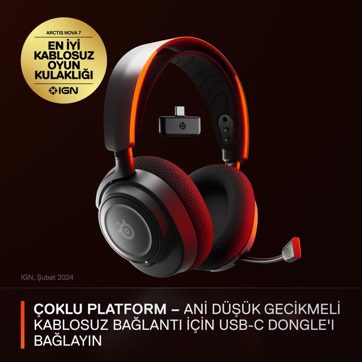 Produktbild SteelSeries Arctis Nova 7 (Kabellos)
