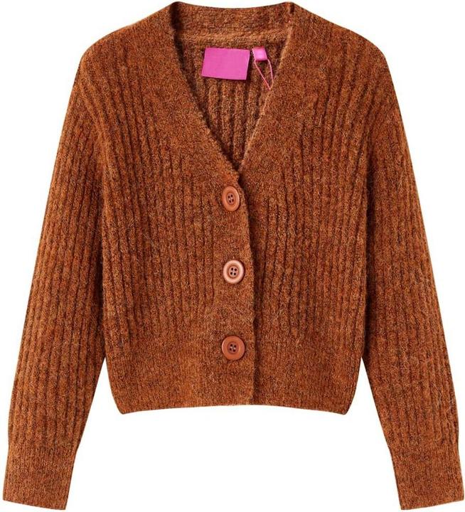 Immagine prodotto VidaXL Cardigan per bambini Cognac 92,Materiale: 17% acrilico. 63 (92)
