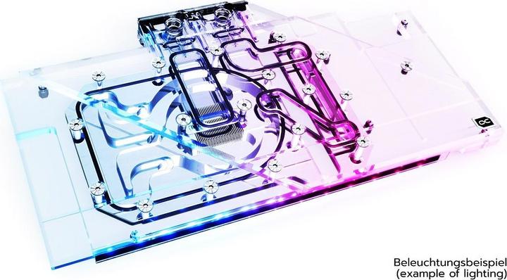 Produktbild Alphacool Eisblock Aurora GPX-A Radeon RX 6800/6800XT ROG Strix/TUF mit Backplate - Acryl + Nickel