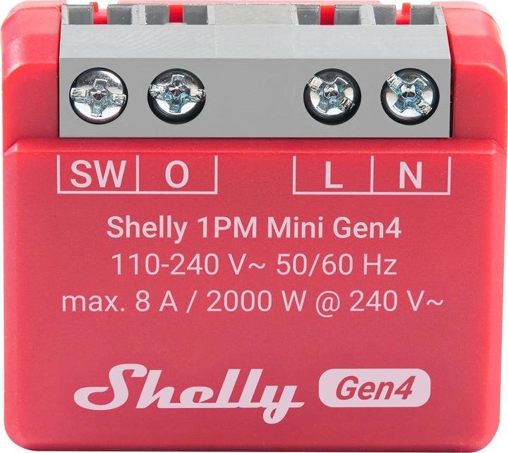 Produktbild Shelly 1PM Mini Gen4 (Schaltaktor)