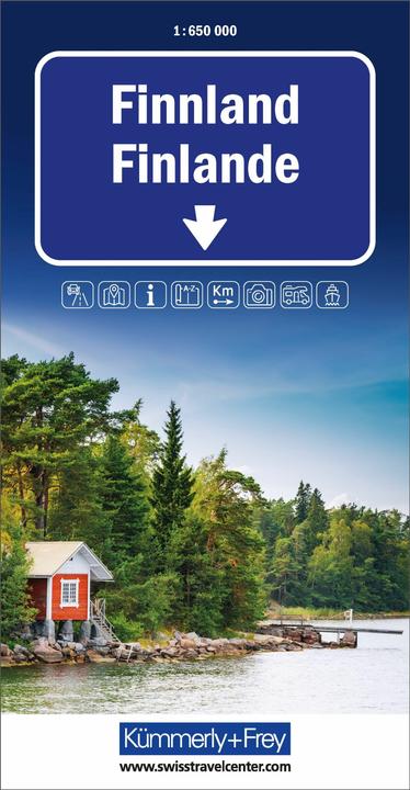 Produktbild Kümmerly+Frey Strassenkarte Finnland 1:650.000