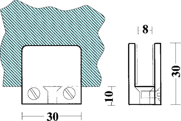 Produktbild Werkstarck Glasklemmen (1 Stk.)