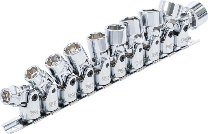 Produktbild BGS Kardangelenk-Einsatz-Satz Sechskant Antrieb Innenvierkant 10 mm (3/8") SW 10 - 19 mm 10-tlg. (19 mm)