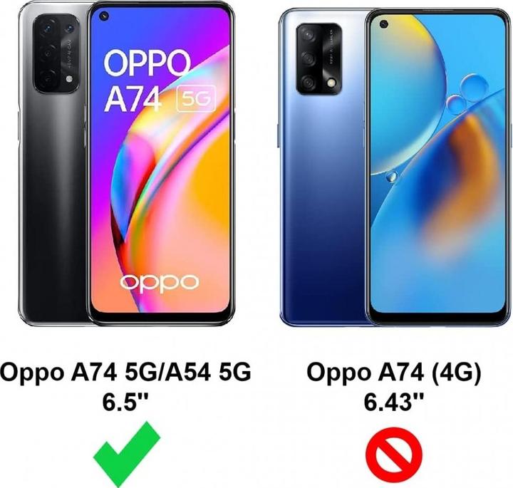 Actual product image Screenguard Oppo A54 5G Case Crystal Soft Airbag Bumper (Oppo A54 5G)