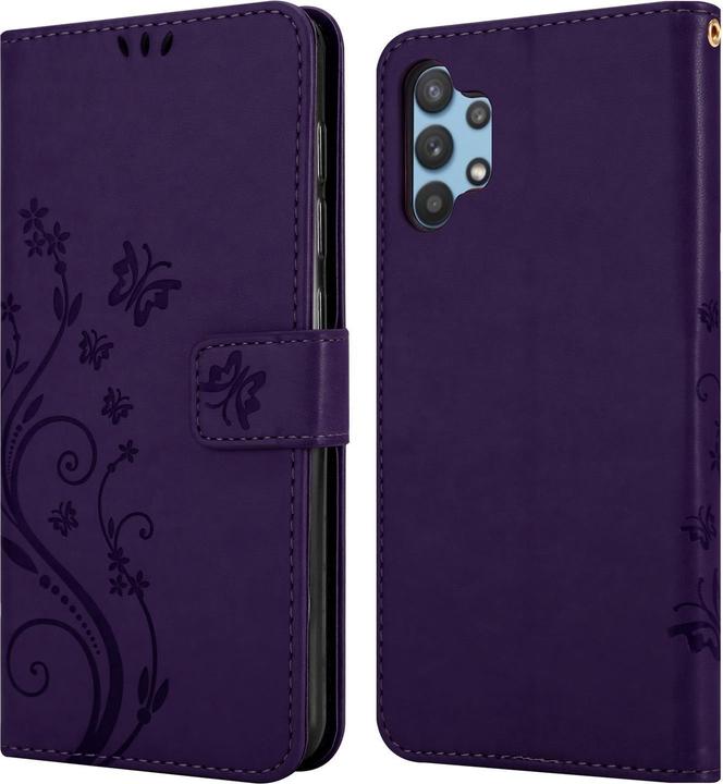 Produktbild Cadorabo Flower Book Hülle (Samsung Galaxy A32 5G)
