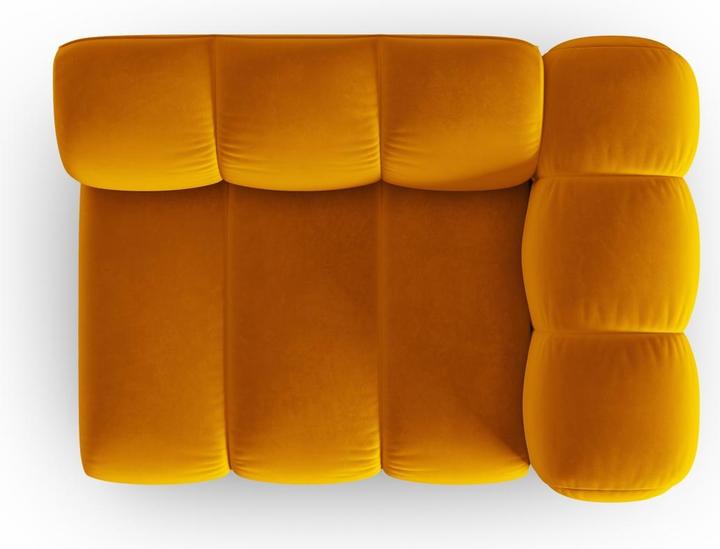 Actual product image Micadoni Velvet Modul Right, "Lupine", 1 Seat, 115x95x70Made in Europe (1-seater, Modular sofa)