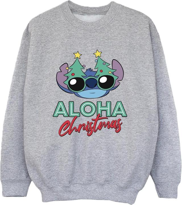 Disney Lilo And Stitch Christmas Tree Shades Sweatshirt Jungen