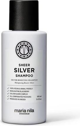 Produktbild Maria Nila Care & Style - Sheer Silver Shampoo (100 ml, Flüssiges Shampoo)