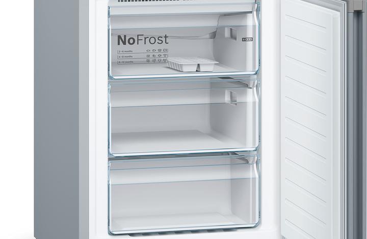 Actual product image Bosch Hausgeräte Bosch 4 Series KGN392LDC fridge-freezer Free-standing 368 L D Stainless steel (368 l)
