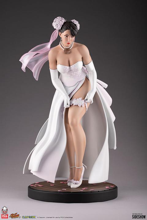 Actual product image PCS Street Fighter statuette 1/4 Wedding Chun-Li 39 cm