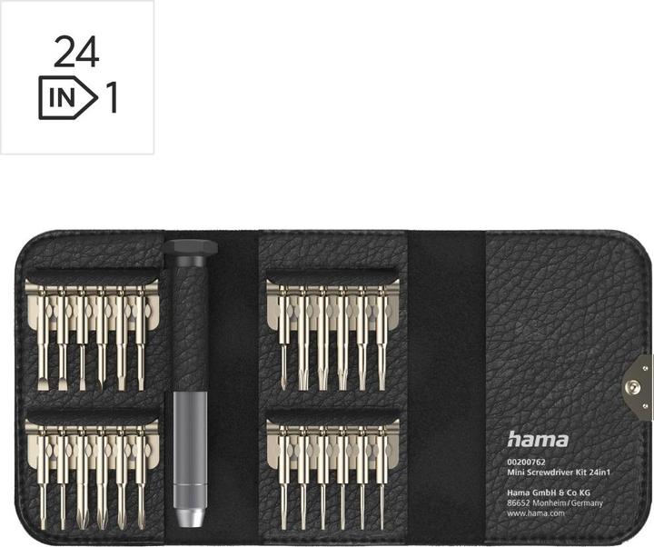 Produktbild Hama Mini-Schraubendreher-Set (Tri-Wing, Torq, Kreuzschlitz)