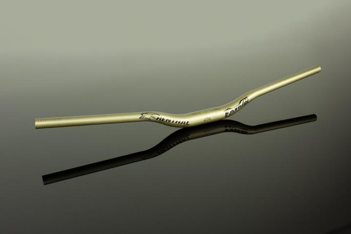 Actual product image Renthal V3 Fatbar Riser Handlebar, 35.0, 800x30mm, gold (30 mm)