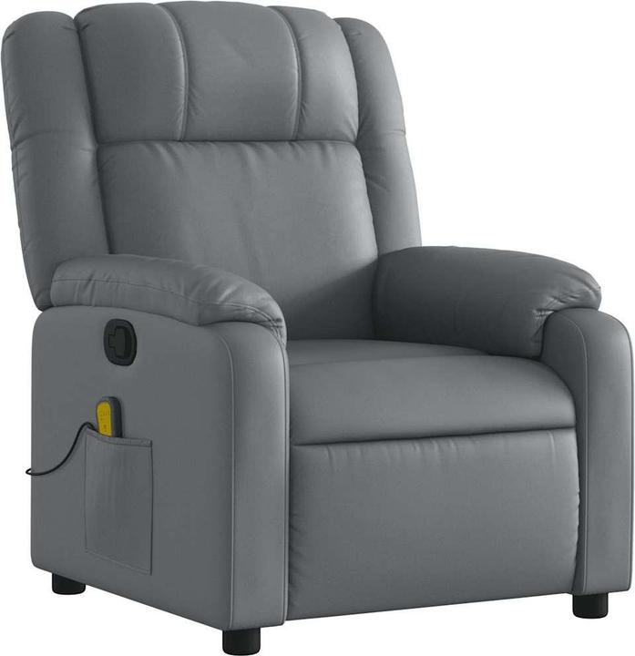 Produktbild VidaXL Massagesessel Grau Kunstleder,Farbe: Grau,Material
