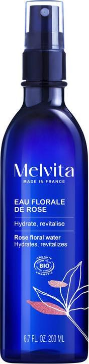 Melvita Damaszener Rosen-Blütenwasser Spray (Mizellenwasser, 200 ml)
