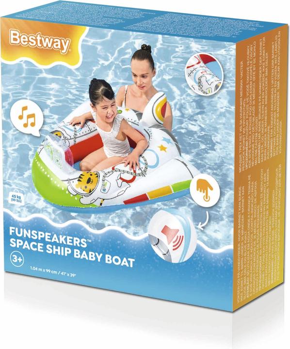 Image du produit Bestway Bateau gonflable pour bébé Funspeakers Space Ship