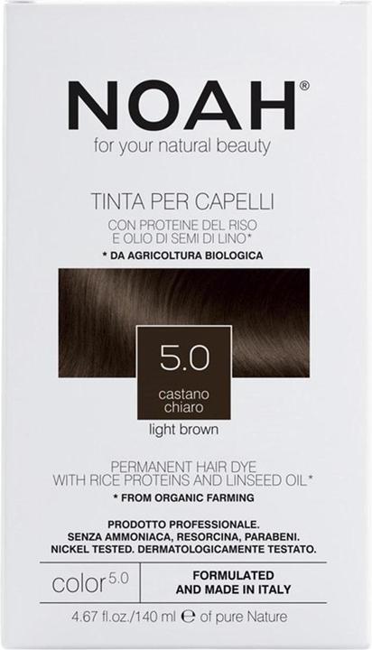 Immagine prodotto Noah Colore per capelli n. 5.0 Castano chiaro 140ml (Light Brown)