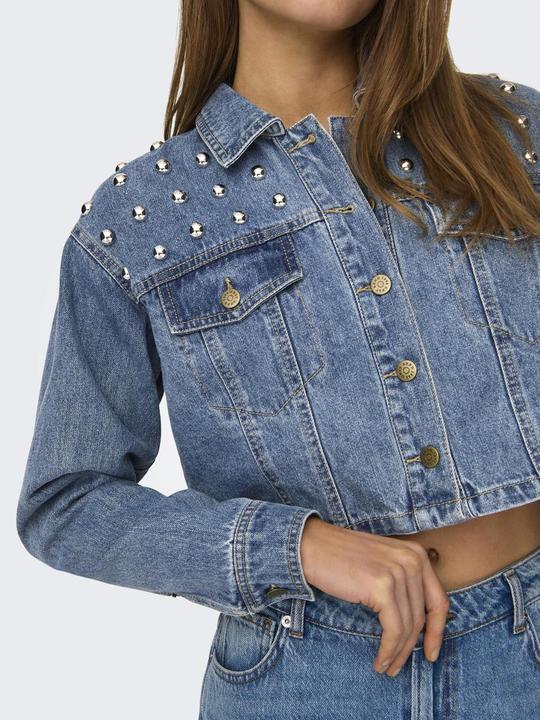 Produktbild Only Fly-Away Kragen Jacke Jeansjacke (M)