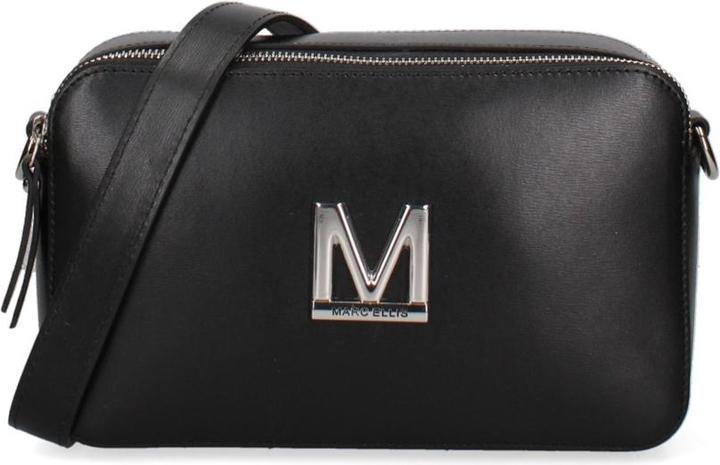 Marc Ellis Damen Schultertasche Made In Italy - Oriana Pro - 100% Leder - 26.0 X 17.0 X 9.0 Cm