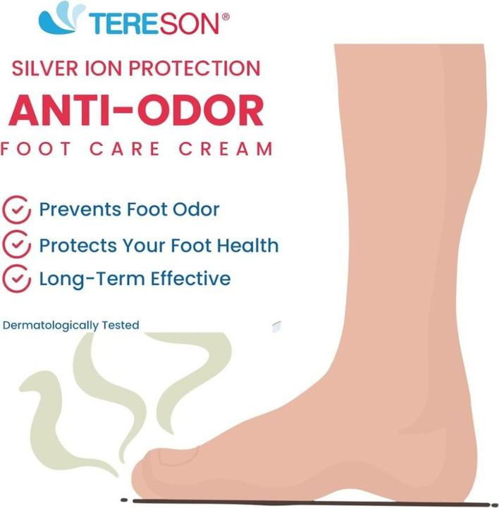 Image du produit Tereson crème pour les pieds, crème contre les odeurs de pieds, unisexe, 50 ml (Déodorants & poudre pour les pieds, 50 ml)
