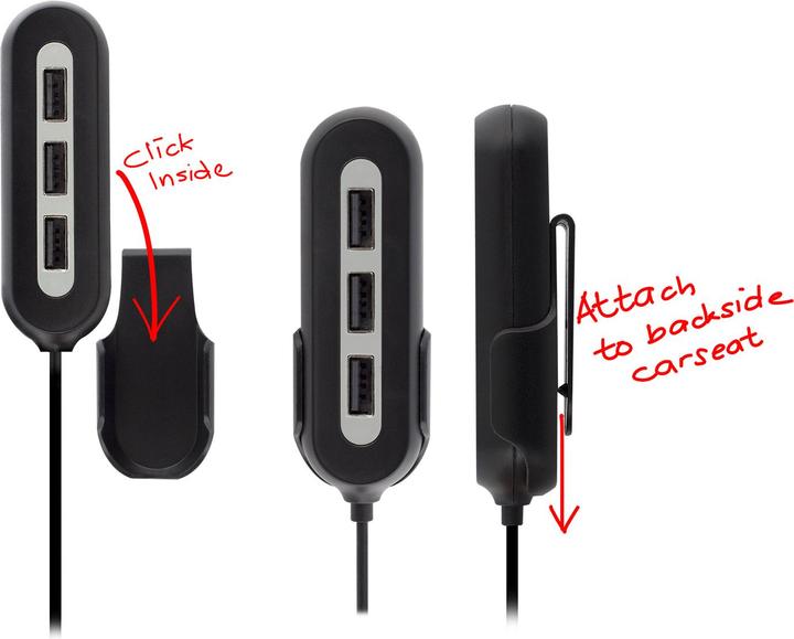 Image du produit Ewent Chargeur de voiture USB