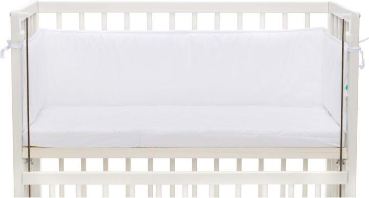 Fillikid Babynestchen & Bettschlangen Nestchen für Beistellbett Nino 175 cm - Weiss