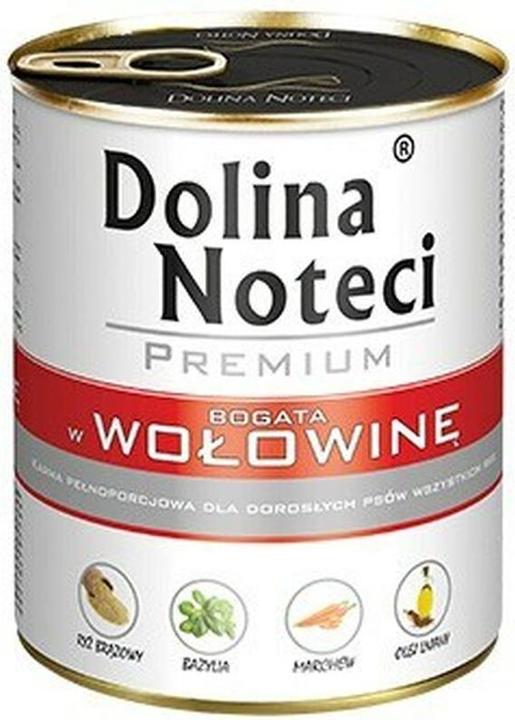 Actual product image Dolina noteci 5902921300007 Canned Dog Food Beef Pork Adult 800 g (Senior, 1 pcs., 800 g)