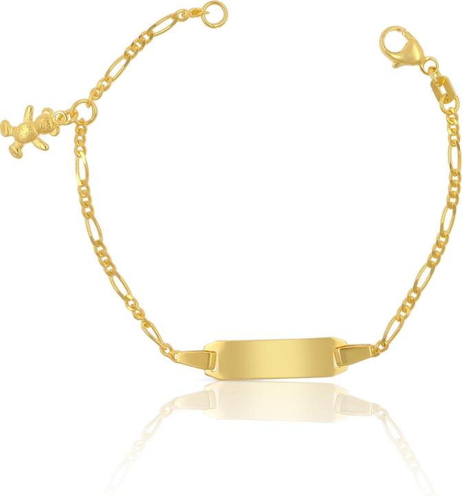 Muau Bär (14 cm, 750/18K Gelbgold)