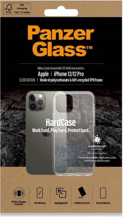 Image du produit PanzerGlass Clear Case (Apple iPhone 12, Apple iPhone 12 Pro)
