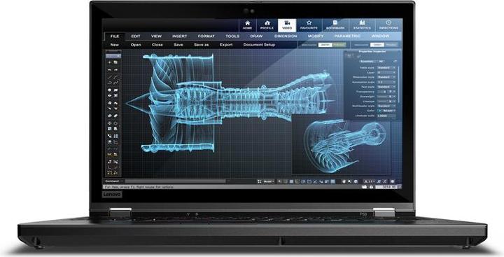 Actual product image Lenovo ThinkPad P53 (15.60", Intel Core i7-9850H, 16 GB, 512 GB, DE)